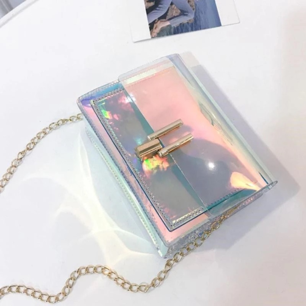 Holographic Iridescent Crossbody Bag - Picture 7 of 7